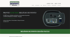 Desktop Screenshot of dataponto.com.br